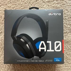 Astr A10 Gaming Headset - Black and Blue